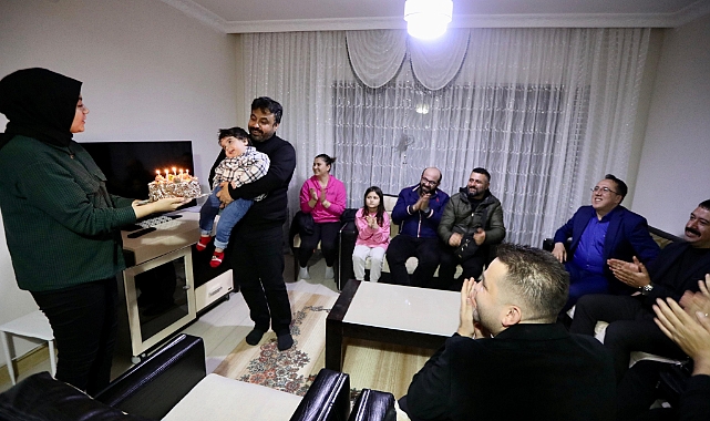 Belediye başkanı savran’dan Yusuf Eren’e doğum günü sürprizi