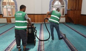 Canik’te Camiler Temizleniyor