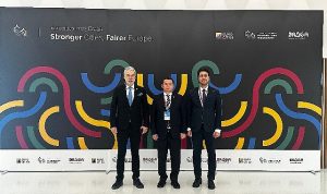 Başkan Erkan Aydın Portekiz’de Eurocities ‘Call To Action’ sözleşmesini imzaladı