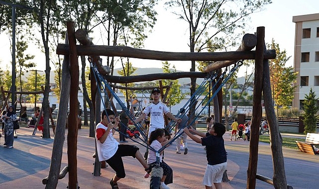 Bu parkta sağlık ve huzur bir arada