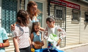 Karşıyakalı çocuklardan “Mavi Kapak” projesine tam destek