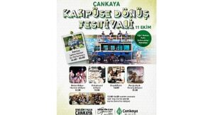 Çankaya, Gençleri “Kampüse Dönüş Festivali”nde Buluşturuyor