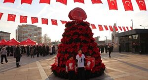 Büyükşehir’den 10 Kasım’a özel 1087 Atatürk çiçeği