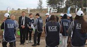 EÜ Ailesi Milli Ağaçlandırma Gününde “Yeşil Vatan” için fidan dikti