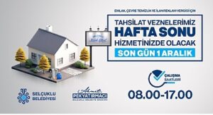 Emlak ve Çevre Temizlik Vergisi Ödemelerinde Son Gün 1 Aralık
