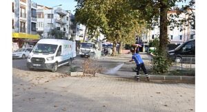 Temizlik Emekçileri Cumhuriyet Mahallesi’nde Yoğun Mesai Harcadı