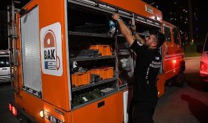 BAK Kadıköy, yangın söndürme çalışmalarına destek için Çanakkale’de