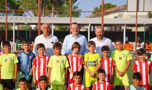 Cumhuriyet Kupası Başkan Ergin’in Santra Vuruşuyla Başladı