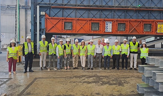Ege Demir ve Demirdışı Metaller İhracatçıları Birliği Yönetim Kurulundan Kocaer Çelik’in İzmir Aliağa tesisine ziyaret