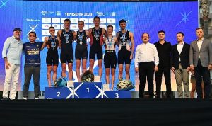25 ülkeden 280 sporcu Yenişehir Avrupa Triatlon Kupası’nda mücadele etti