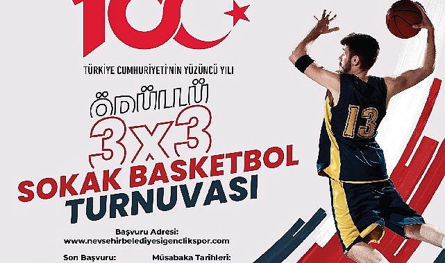 Ödüllü Sokak Basketbol Turnuvası için Başvurular Başladı