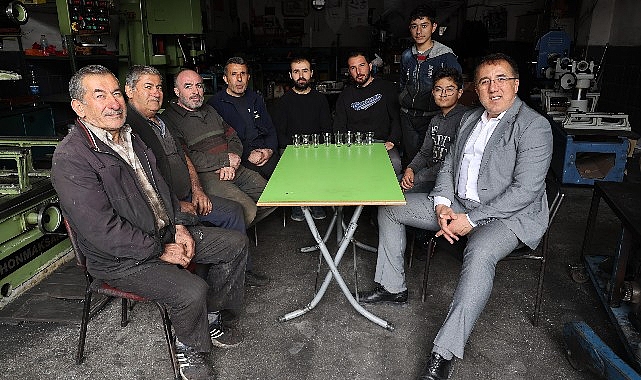 Başkan Savran’dan sanayi esnaflarına ziyaret