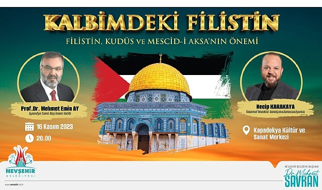 “Filistin, kudüs ve mescid-aksa’nın önemi ” konulu söyleşi bu akşam