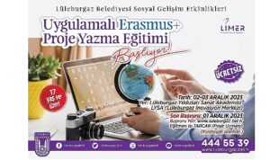 Uygulamalı Erasmus+ Proje Yazma Eğitimi başlıyor