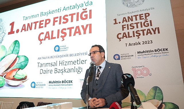 Antalya’dan Antep fıstığı üretimi hamlesi