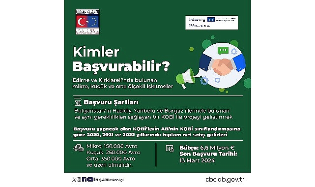 Çevre Dostu KOBİ’ler Avrupa Birliği Hibesinden Yararlanabilecek