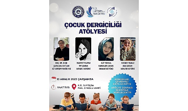 Egeli İletişimciler 2024 yılını “Çocuk Dergileri Sergisi” ile açıyor