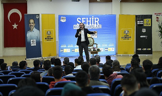 Konya Büyükşehir Belediyesi’nin İlçelerdeki Şehir Konferansları Devam Ediyor
