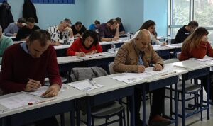 Ege Üniversitesinde görevde yükselme sınavı yapıldı