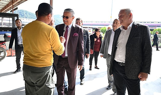 Başkan Topaloğlu’ndan sanayi esnafına ziyaret