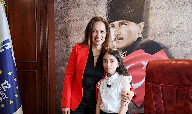 Karşıyaka’nın çocuk başkanı park ve barınak istedi!