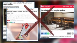 “Esnafa Konum Vergisi Geliyor” İddiası Yalanlandı