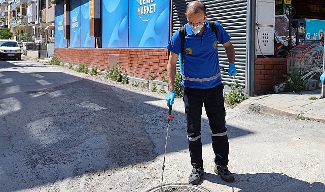 Buca’da 24 saat kesintisiz ilaçlama