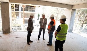 Ege Üniversitesinde yeni teknopark binası hızla yükseliyor