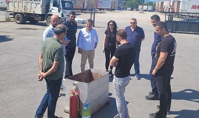 Gölcük Belediyesi Personeline Yangın Eğitimi Verildi