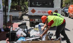 Çankaya’da Elektronik Atıklar Geri Dönüşüme Kazandırılıyor