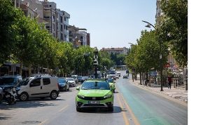 Test Sürüşünü Başkan Dutlulu Yaptı