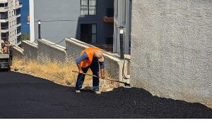 Hisar Mahallesi’nde Asfalt Çalışması