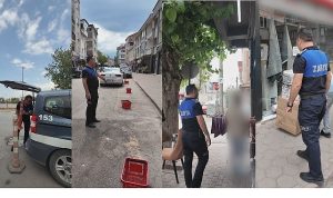 İnegöl’de Kaldırım Ve Yol İşgallerine Geçit Yok