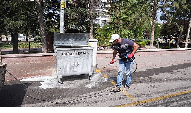 Keçiören’de Geniş Kapsamlı Temizlik Seferberliği