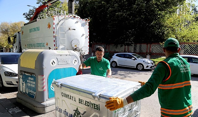 Tertemiz Çankaya için yeni çöp konteynerleri
