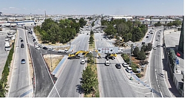 Marangozlar Köprülü Kavşağı’nda Yenileme Çalışmaları Başladı