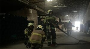 Bornova’daki depo yangınına hızlı müdahale