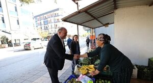 Başkan Çiçek’ten Esnaf Ziyareti