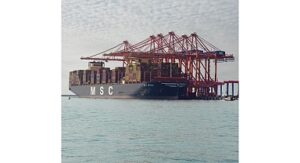 Mersin Uluslararası Limanı, Dünyanın En Büyük Konteyner Gemisi MSC Irina’yı Ağırladı