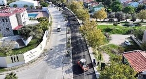 Urla’da iki caddeye yeni çehre